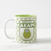 Sparen de Mok van Kakapo Parrot (Links)