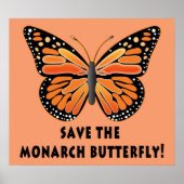 Sparen de Monarch Butterfly Poster (Voorkant)