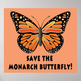 Sparen de Monarch Butterfly Poster