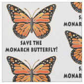 Sparen de Monarch Butterfly Stof (Close Up)