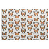 Sparen de Monarch Butterfly Stof (Fat Quarter)