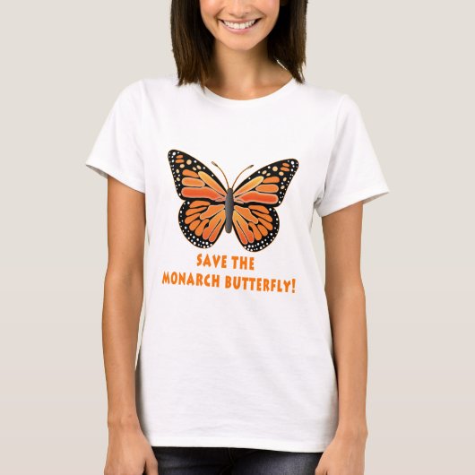 Sparen de Monarch Butterfly T-shirt (Voorkant)