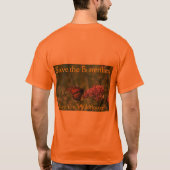 Sparen de Monarch van Butterflies van T-Shirt (Achterkant)