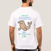Sparen de Monk Seal T-shirt (Achterkant)