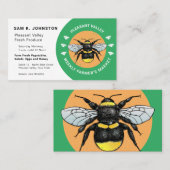 Sparen de Natuur van bijen Lover Farmer of Gardene Visitekaartje (Voorkant / Achterkant)