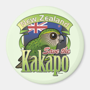Sparen de Nieuw-Zeelandse Kakapo Magneet