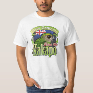 Sparen de Nieuw-Zeelandse Kakapo T-shirt