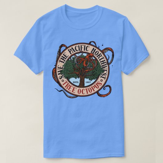 Sparen de Noordwestelijke Boom van de Stille Oceaa T-shirt (Design voorkant)