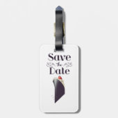 Sparen de  Nota Nautical van de Datum Bagagelabel (Achterkant verticaal)