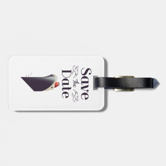 Sparen de  Nota Nautical van de Datum Bagagelabel (Achterkant horizontaal)