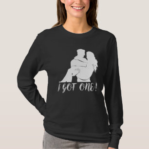 Sparen de Novelty van de Aankondiging van de Wedde T-shirt