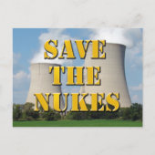 Sparen de Nukes Briefkaart (Voorkant)