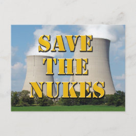 Sparen de Nukes Briefkaart