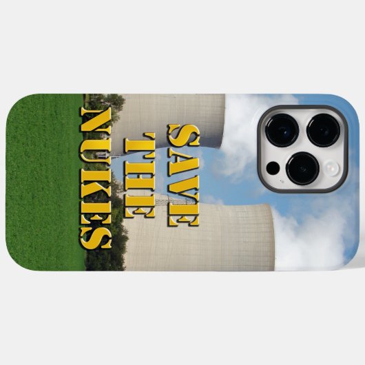 Sparen de Nukes Case-Mate iPhone Case (Achterkant (horizontaal))