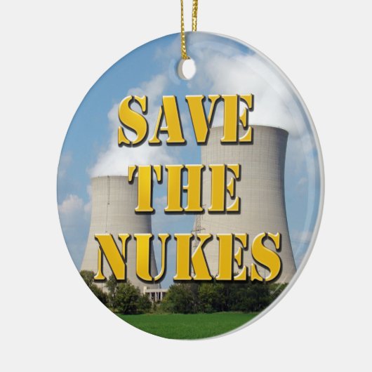 Sparen de Nukes Keramisch Ornament (Links)
