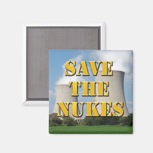 Sparen de Nukes Magneet (Voorkant / Achterkant)