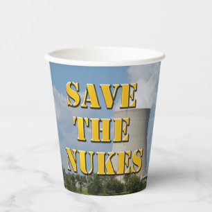 Sparen de Nukes Papieren Bekers