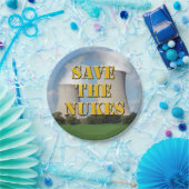 Sparen de Nukes Papieren Bordje (Feest)