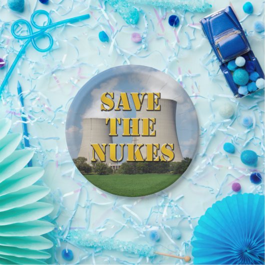 Sparen de Nukes Papieren Bordje (Feest)