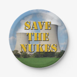 Sparen de Nukes Papieren Bordje