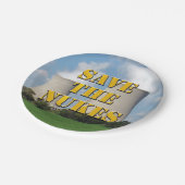 Sparen de Nukes Papieren Bordje (Gekanteld)