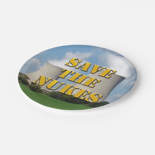 Sparen de Nukes Papieren Bordje (Gekanteld)