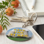 Sparen de Nukes Sleutelhanger (Zijkant)