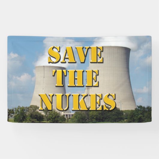 Sparen de Nukes Spandoek (Horizontaal)