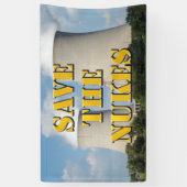 Sparen de Nukes Spandoek (Verticaal)