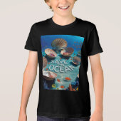 Sparen de oceaan Tri-Blend shirt (Voorkant)