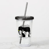 Sparen de Olephants Acryl Drinkbeker (Achterkant)