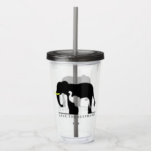 Sparen de Olephants Acryl Drinkbeker