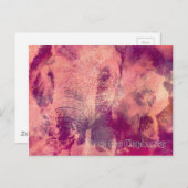 Sparen de Olephants Briefkaart (Voorkant / Achterkant)