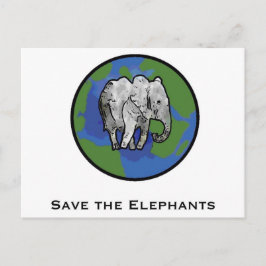 Sparen de Olephants Briefkaart