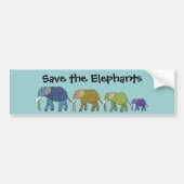 Sparen de Olephants Bumpersticker (Voorkant)