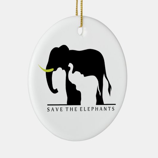 Sparen de Olephants Keramisch Ornament (Rechts)