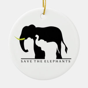 Sparen de Olephants Keramisch Ornament