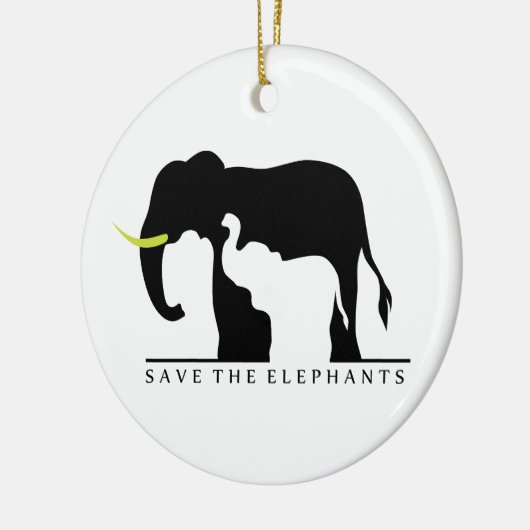 Sparen de Olephants Keramisch Ornament (Links)