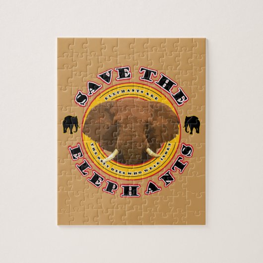 Sparen de Olephants Legpuzzel (Verticaal)