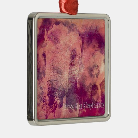 Sparen de Olephants Metalen Ornament (Rechts)