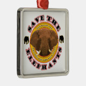 Sparen de Olephants Metalen Ornament (Rechts)