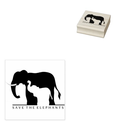 Sparen de Olephants Rubberstempel (Gestempeld)