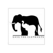 Sparen de Olephants Rubberstempel (Afrduk)