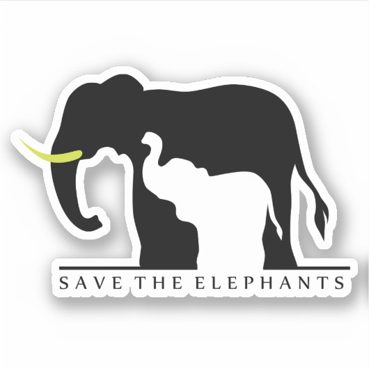 Sparen de Olephants Sticker (Voorkant)