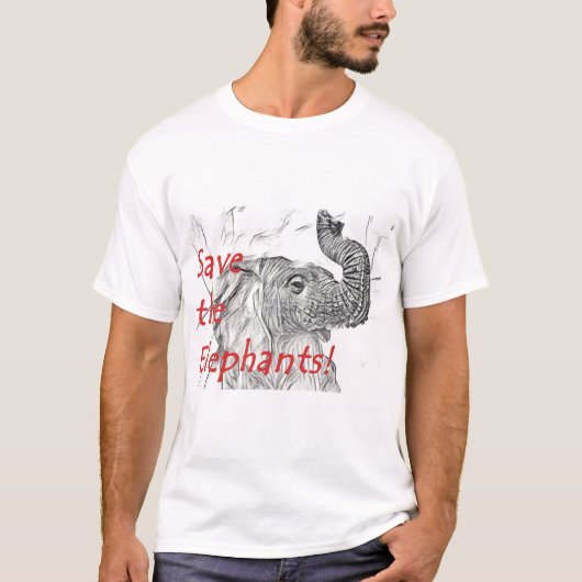 Sparen de Olephants! T-shirt (Voorkant)