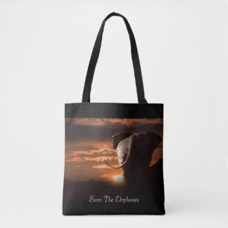 Sparen de Olephants Tote Bag