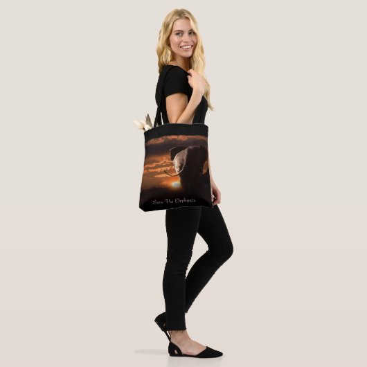 Sparen de Olephants Tote Bag (Op model)