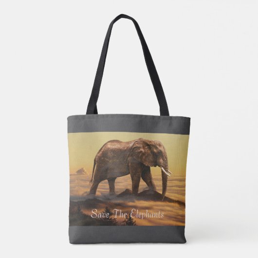 Sparen de Olephants Tote Bag (Achterkant)