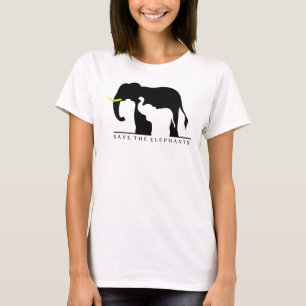 Sparen de Olephants (wit) T-shirt