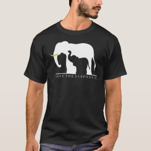 Sparen de Olephants (zwart) T-shirt